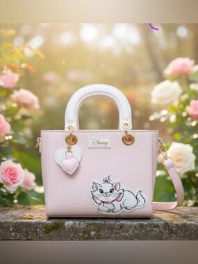 Disney Marie Small Tote Crossbody Pink Mini Bag Primark exclusive